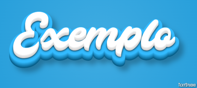 Exemplo Text effect