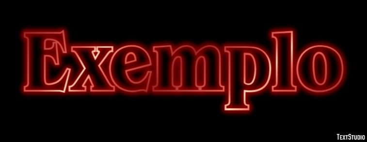 Exemplo Text effect