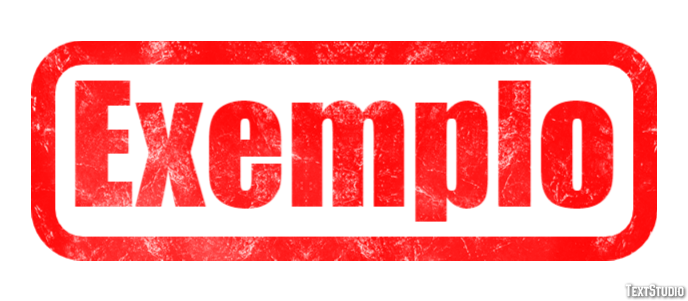 Exemplo Text effect