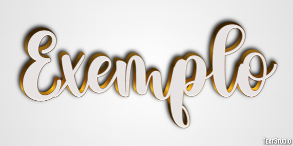 Exemplo Text effect