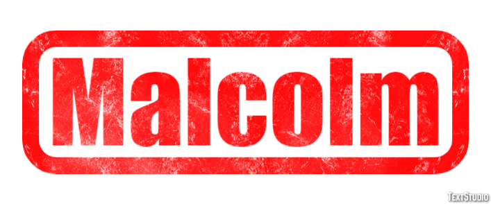 Malcolm Texteffekt