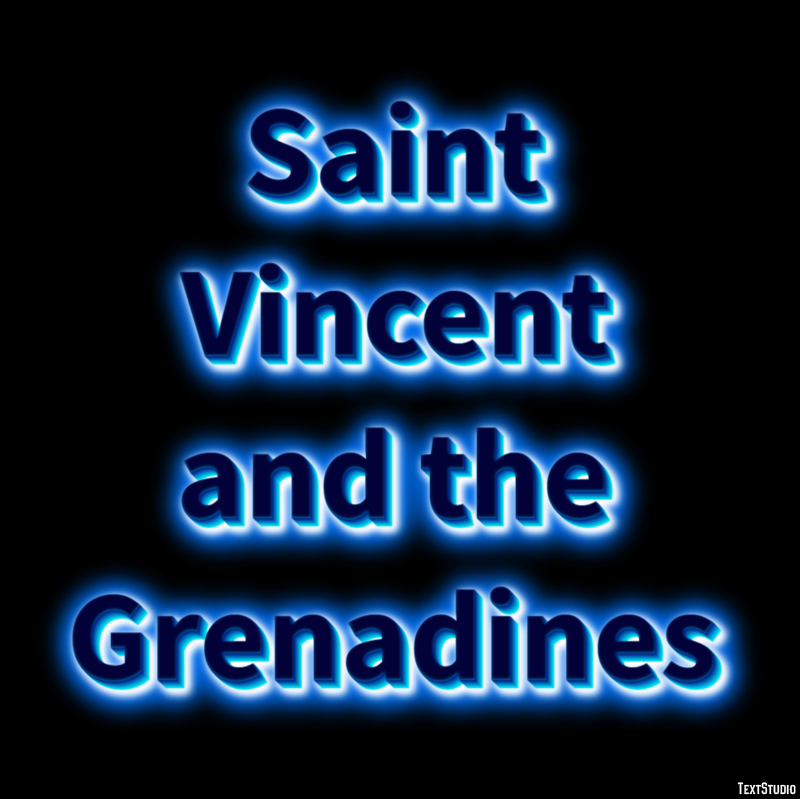 Saint Vincent and the Grenadines Text effect