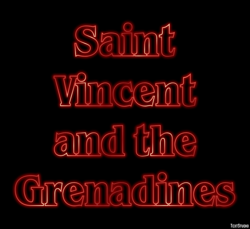 Saint Vincent and the Grenadines Text effect