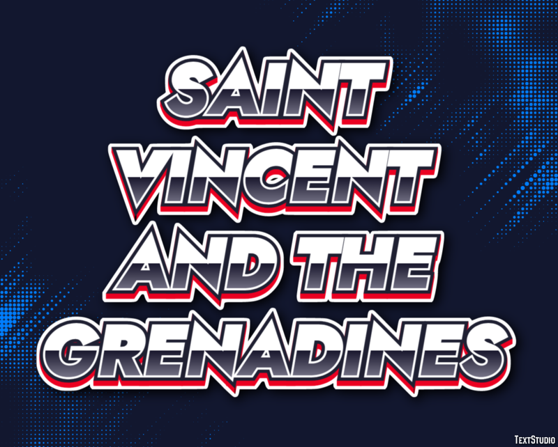 Saint Vincent and the Grenadines Text effect