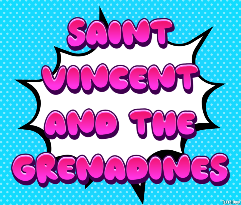 Saint Vincent and the Grenadines Text effect