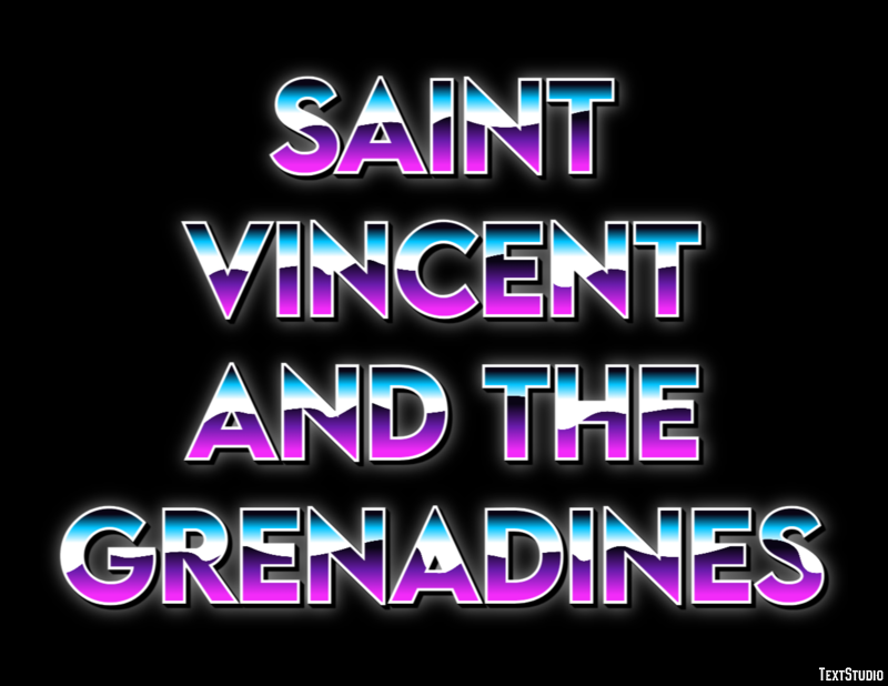 Saint Vincent and the Grenadines Text Effect