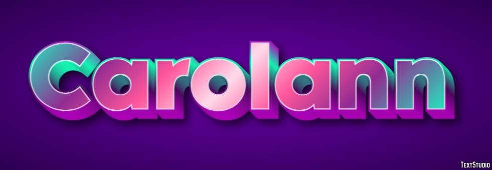 Carolann Text Effect