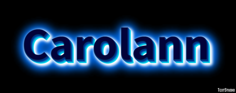 Carolann Text Effect