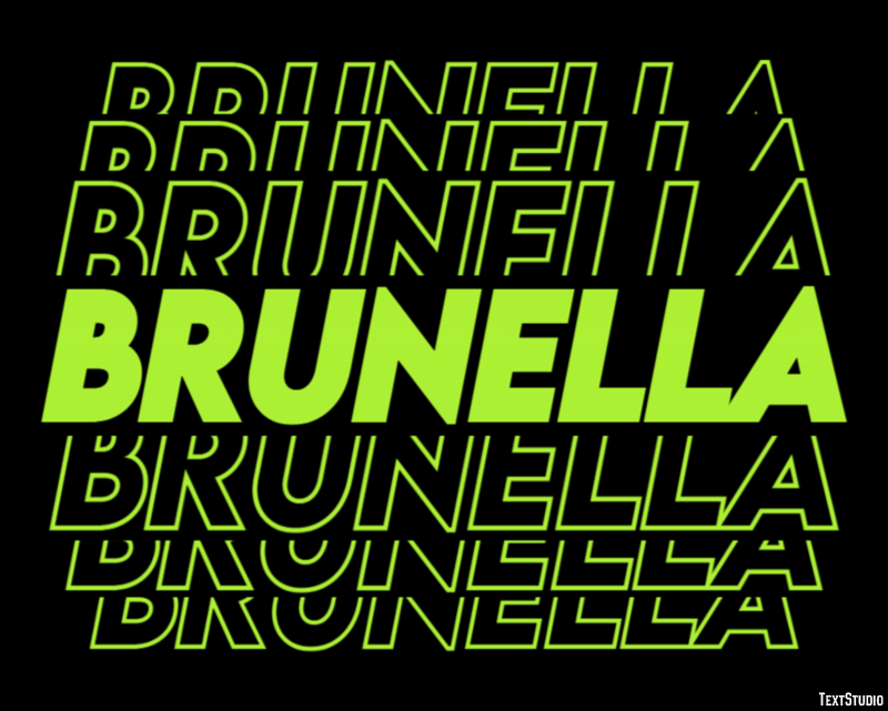 Brunella Effetto testo