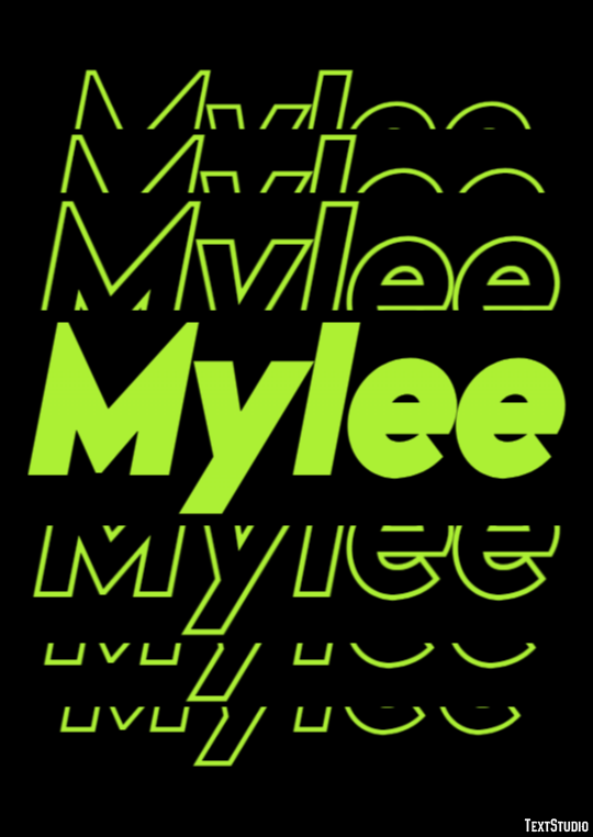 Mylee Text Effect