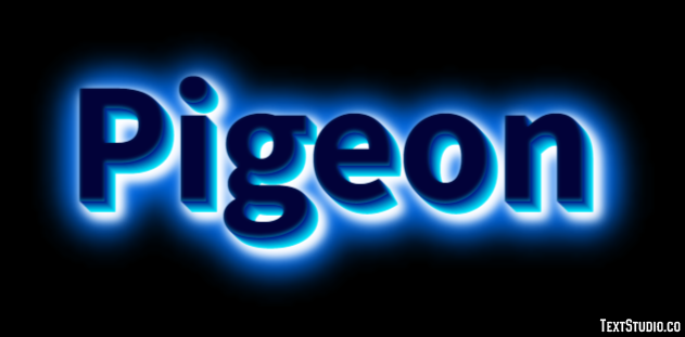 Pigeon Effet de Texte
