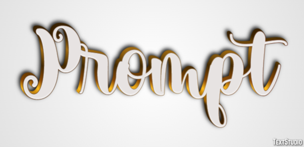 Prompt Text Effect