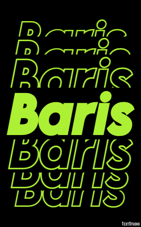 Baris Effet de Texte