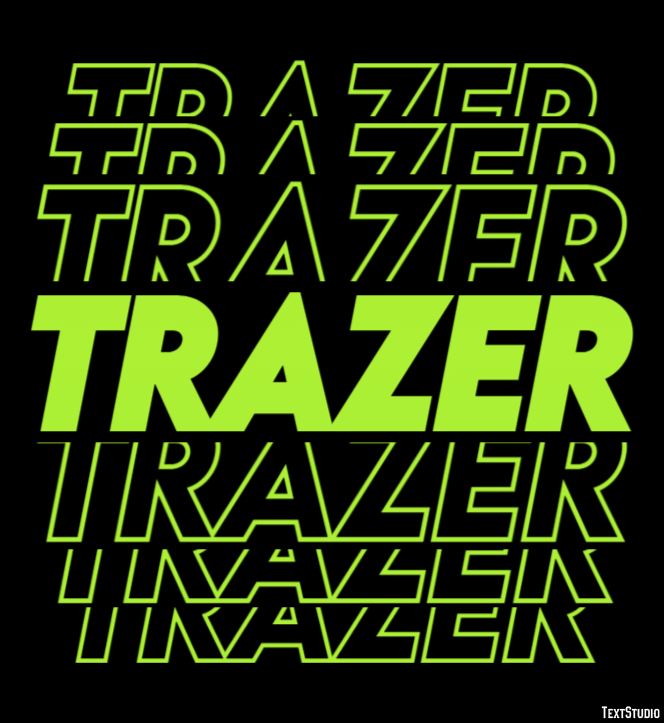 Trazer Text Effect