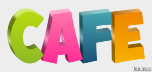 Cafè Effet de texte