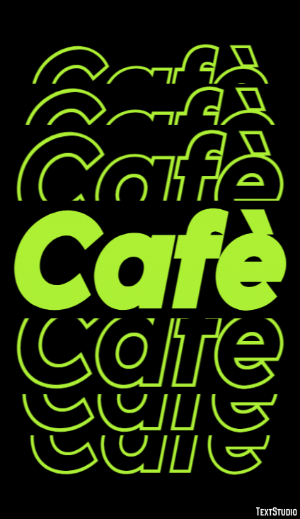 Cafè Effet de texte