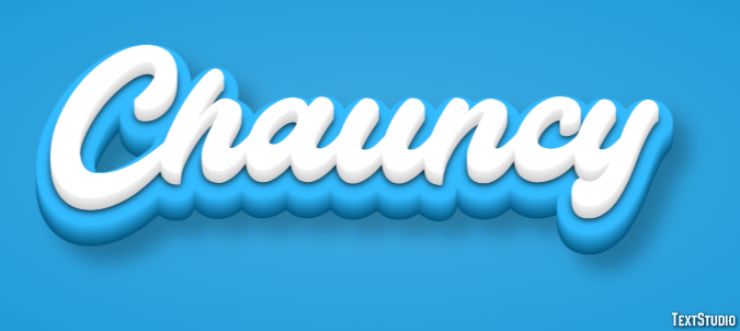 Chauncy Text Effect