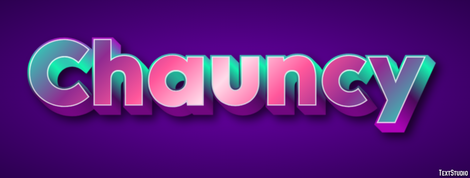 Chauncy Text effect