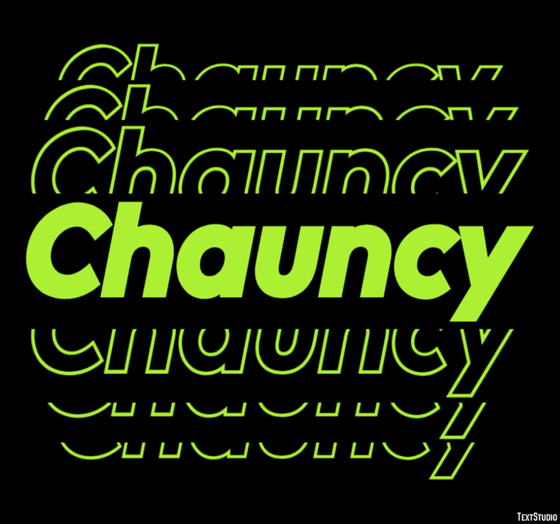 Chauncy Text Effect