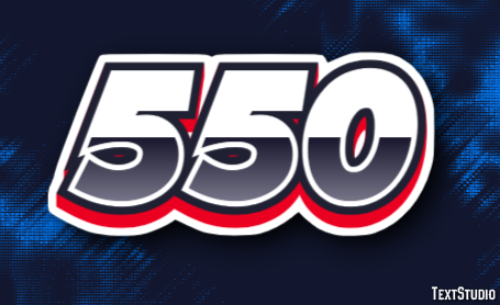 550 Text Effect