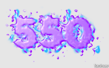 550 Text Effect