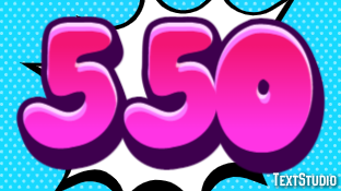 550 Text Effect
