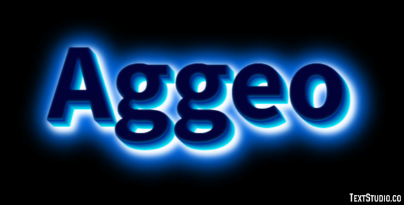 Aggeo Texteffekt