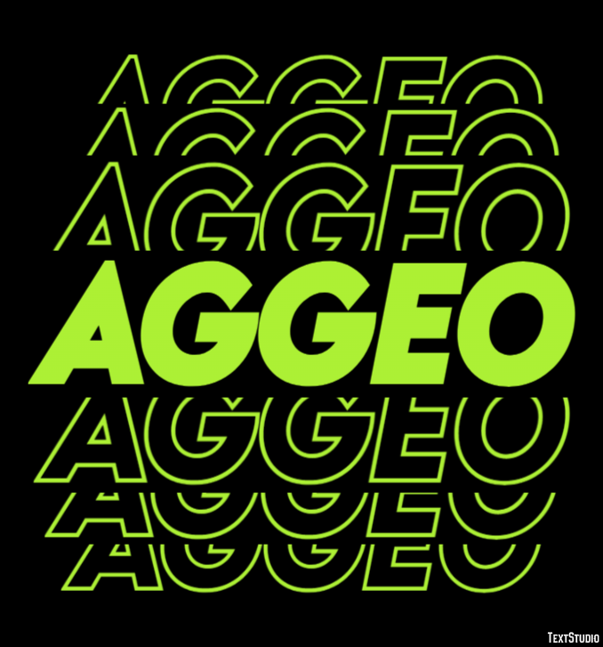 Aggeo Effetto testo