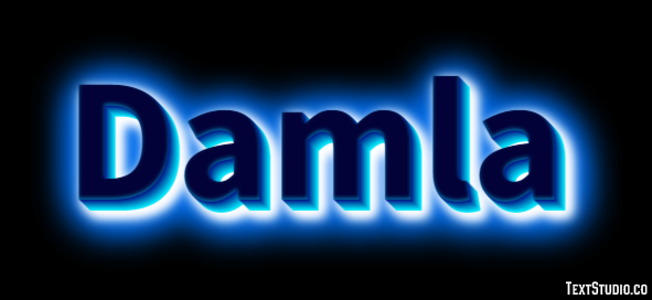 Damla Effetto testo