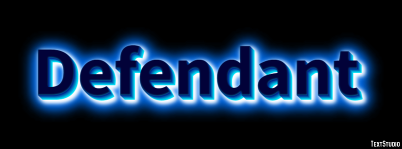 Defendant Text Effect