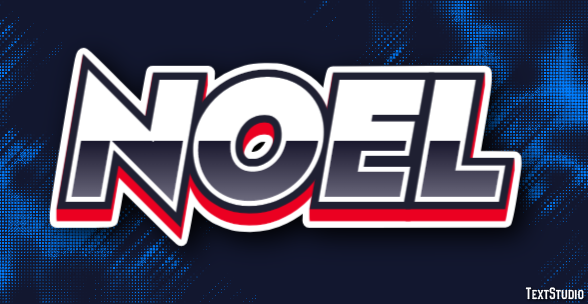 Noel Efecto de texto