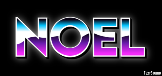 Noel Efecto de Texto