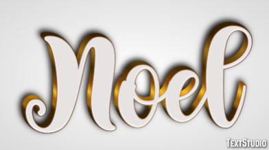 Noel Text Effect
