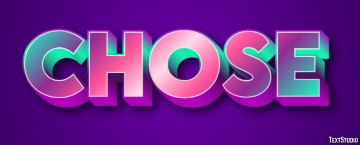 Chose Text Effect