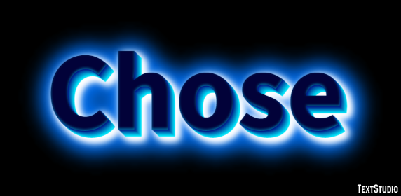 Chose Text Effect