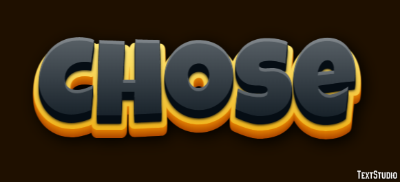 Chose Text Effect