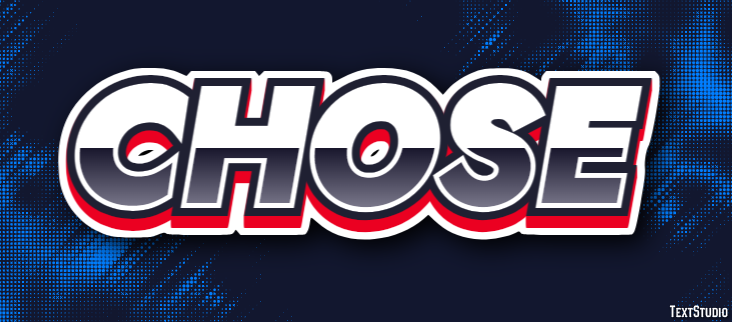 Chose Text Effect