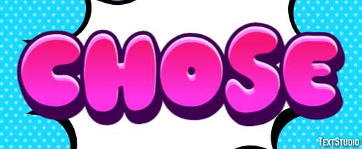 Chose Text Effect