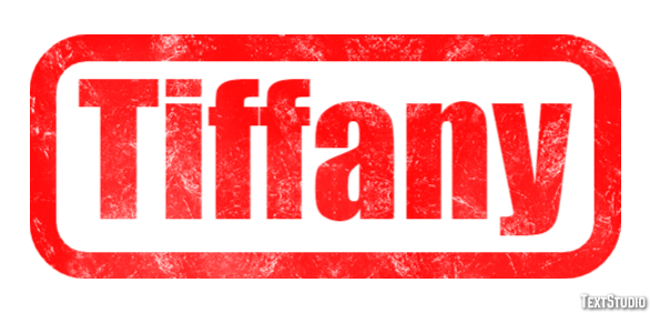 Tiffany テキスト効果