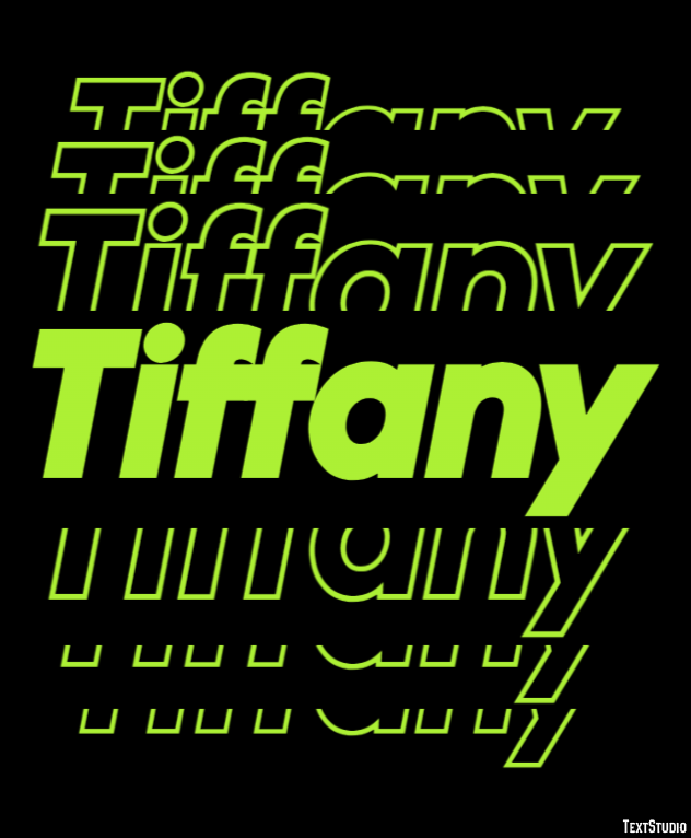 Tiffany Text Effect