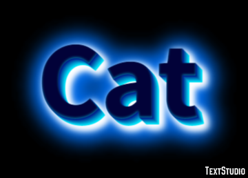 Cat Text effect