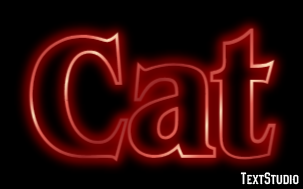Cat Text effect