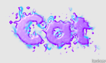 Cat Text effect