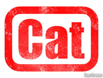Cat Text effect