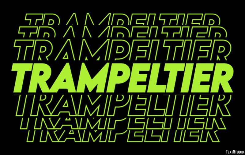 Trampeltier Effetto testo