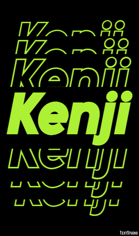Kenji テキスト効果