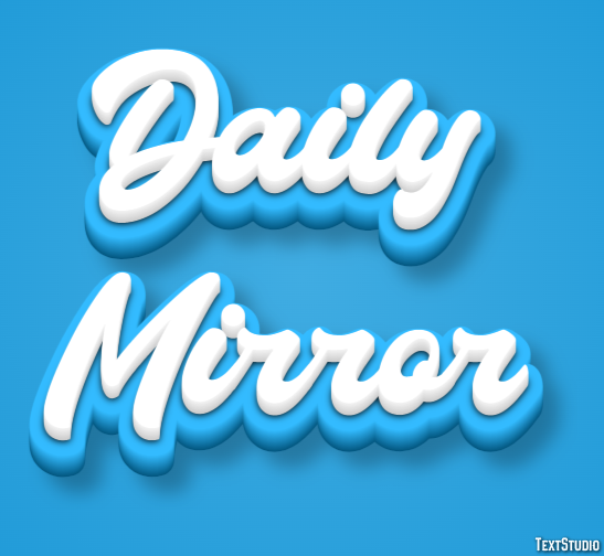 Daily Mirror Tekst Effect