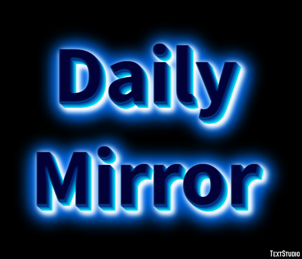Daily Mirror Effet de Texte
