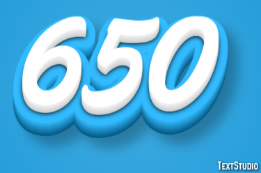650 Text Effect