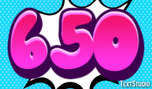 650 Text Effect